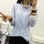 Stand-collar Blouse