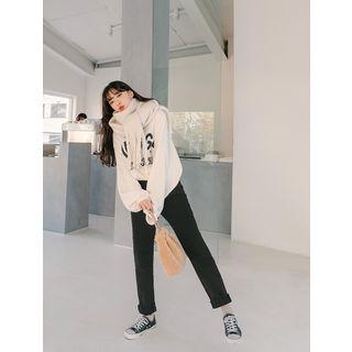 Vintage Balloon-sleeve Napped Pullover