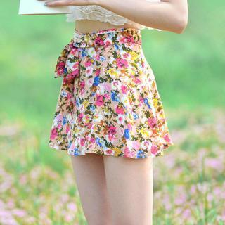 Tie-waist Skort