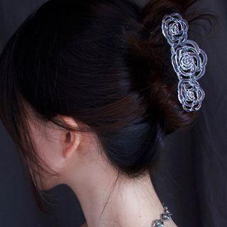 Rose Acrylic Hair Clamp
