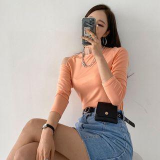 Cutaway-shoulder Plain Top