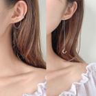 Alloy Chained Dangle Earring 1 Pair - One Size