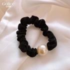 Faux Pearl Hair Tie Faux Pearl - Black - One Size