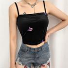 Butterfly Embroidered Camisole Top