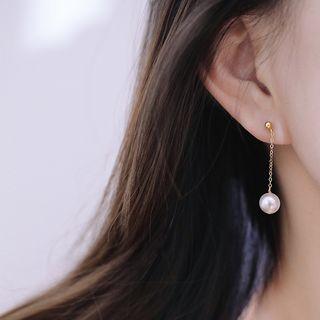 Faux Pearl Dangle Earring 1 Pair - Earring - Faux Pearl - One Size
