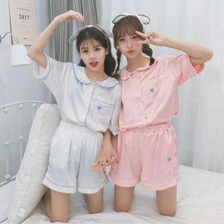 Loungewear Set: Short-sleeve Top + Shorts