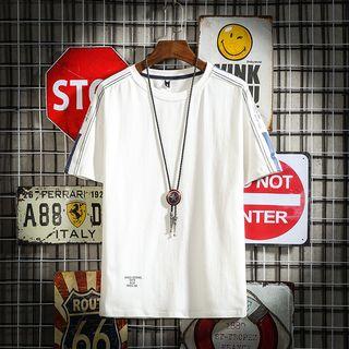 Short-sleeve Side Stripe T-shirt