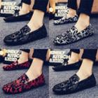 Canvas Abstract Print Loafers