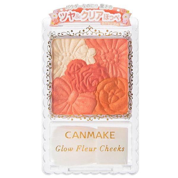 Canmake - Glow Fleur Cheeks (#03 Fairy Orange Fleur) 1 Pc