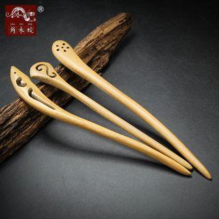 Wooden Hair Stick As Shown In Figure - One Size