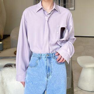 Detachable-pocket Shirt