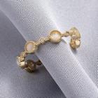 Faux Pearl Open Ring 01 - Pearl Ring - One Size