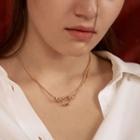 Layered Chain Choker / Earring