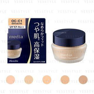 Kanebo - Media Cream Foundation N Spf 17 Pa++ 25g - 5 Types