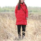 Frog Buttoned Padded Coat