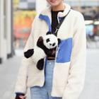 Panda Furry Crossbody Bag As Shown In Figure - One Size