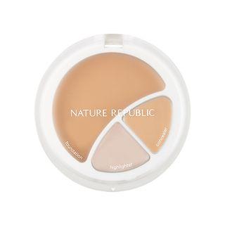 Nature Republic - Provence Intense Cover 3-in-1 Strobeing Foundation 12g #02 Natural Beige