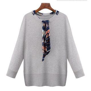 Scarf Detail Sweater