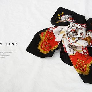 Horse Print Silk Scarf