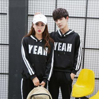 Couple Matching Set: Hooded Top + Pants