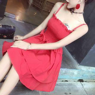 Strappy Cocktail A-line Dress