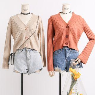 V-neck Sweater Cardigan
