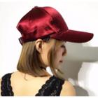 Plain Satin Baseball Cap