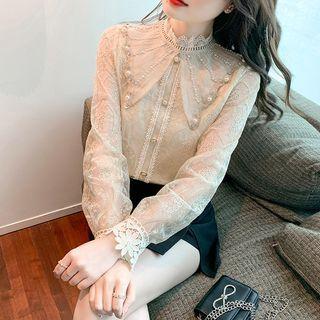 Faux Pearl Lace Blouse (various Designs)