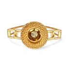 Luxury Bangle With Champagne Gold Cubic Zircon