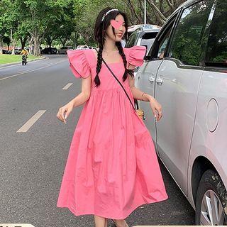 Ruffle Sleeves A-line Dress (various Designs)