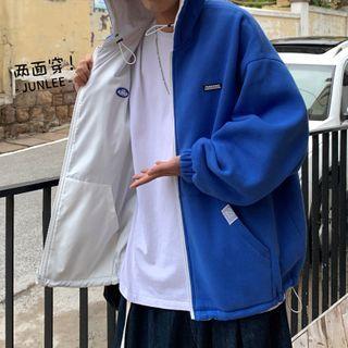 Reversible Printed Zip-up Hoodie