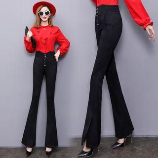 High Waist Bell Bottom Pants