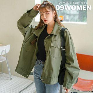 Plus Size Oversized Cotton Jacket