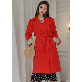 Double-breasted Vivid Trench Coat