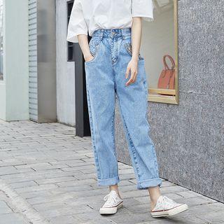 Sequin Straight Cut Jeans