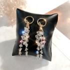 Faux Crystal Fringed Earring E1170 - Gold - One Size
