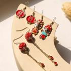 Non-matching Wedding Alloy Dangle Earring (various Designs)