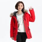 Faux Fur Hood Parka