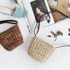 Straw Square Shoulder Bag