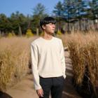 Round-neck Fleece T-shirt In 9 Colors