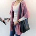 Cable-knit Cape Cardigan