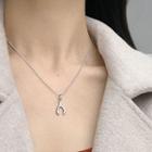 Furcula Necklace L022 - 0.14cm Chain - Silver - One Size