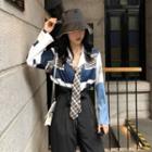 Printed Shirt / High Waist Wide-leg Pants