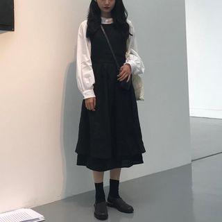 Puff Sleeve Blouse / Tank Dress