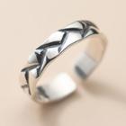 Open Ring 1 Piece - S925 Silver - Silver - One Size