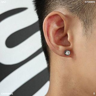 Rhinestone Stainless Steel Stud Earring