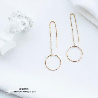 Hoop Threader Earring 1 Pair - One Size
