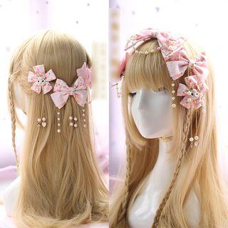 Printed Bow Hair Clip / Hair Tie / Headband