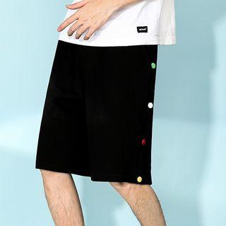 Buttoned Side Shorts