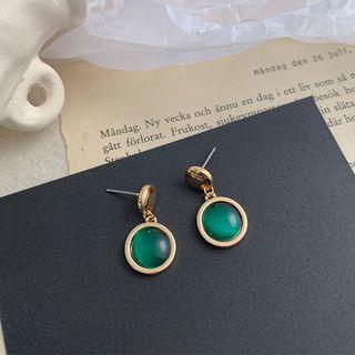 Beaded Drop Earring Stud Earring - 01 - One Size